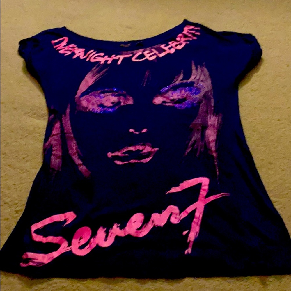 Navy and hot pink seven lux size 14/16